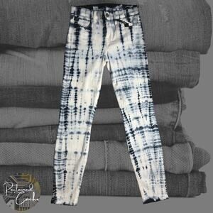 J Brand Photo Ready Tied Estate Blu Skinny Capri - Size 24